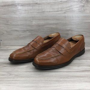 Cole Haan Loafers Men's 10.5 Brown Leather Penny Slip On Shoes